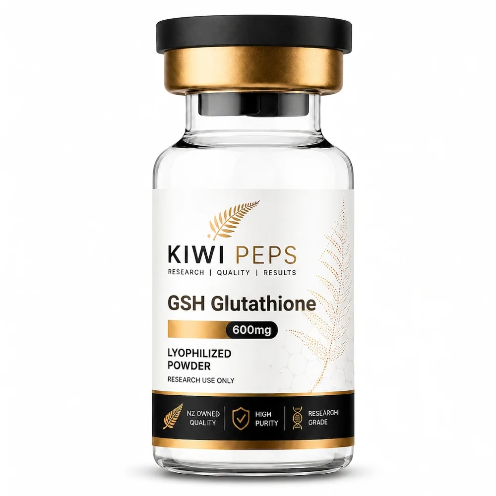 GSH Glutathione 99.07% HPLC-MS verified lyophilised research vial — Kiwi Peps NZ