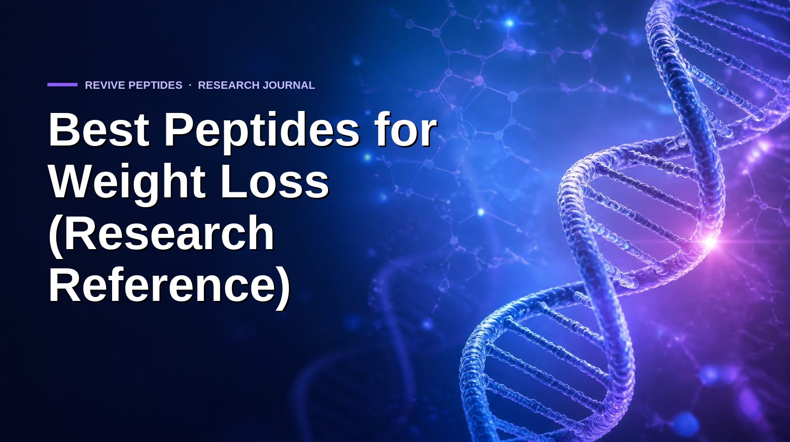 Best Peptides for Weight Loss (Research Reference)