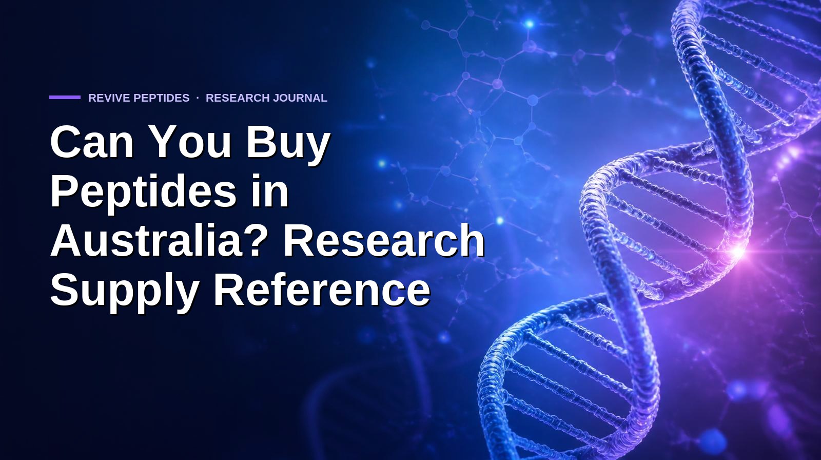 Buy Peptides in New Zealand: Research Supply Reference