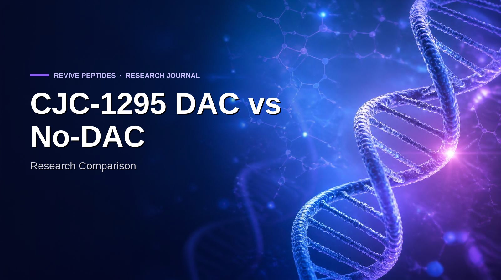 CJC-1295 DAC vs No-DAC: Full Research Comparison