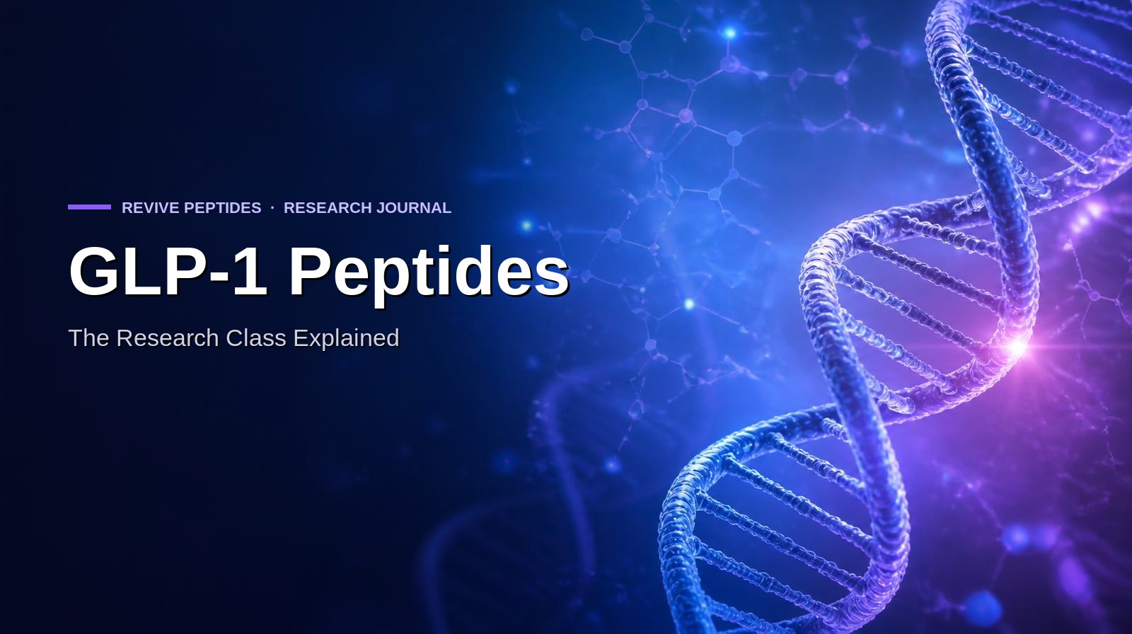 GLP-1 Peptides: The Research Class Explained