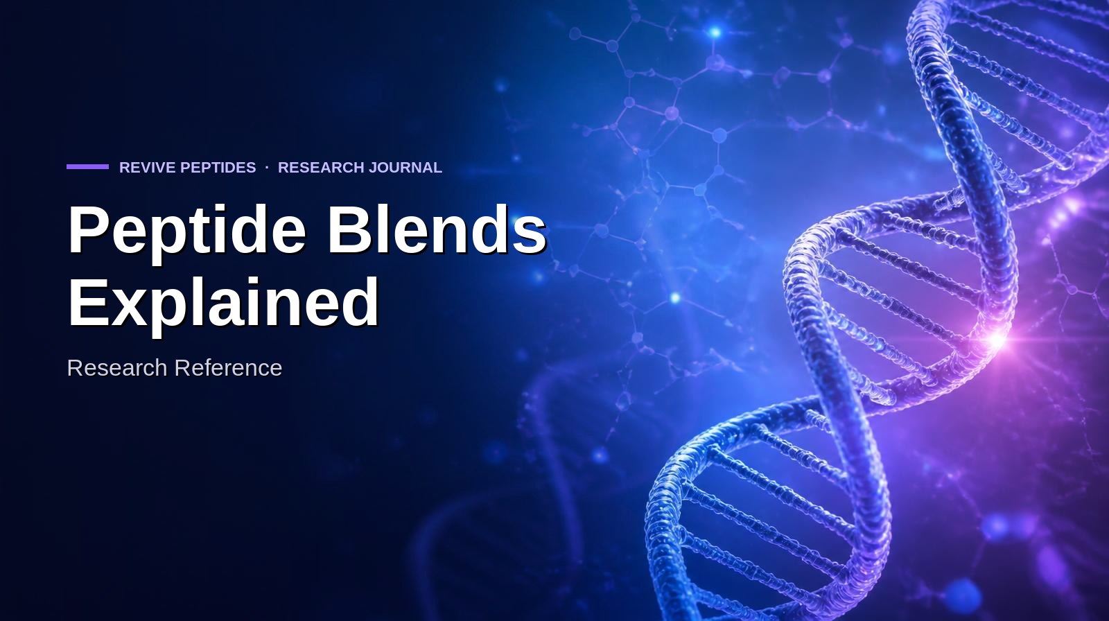 Peptide Blends Explained: Full Research Reference