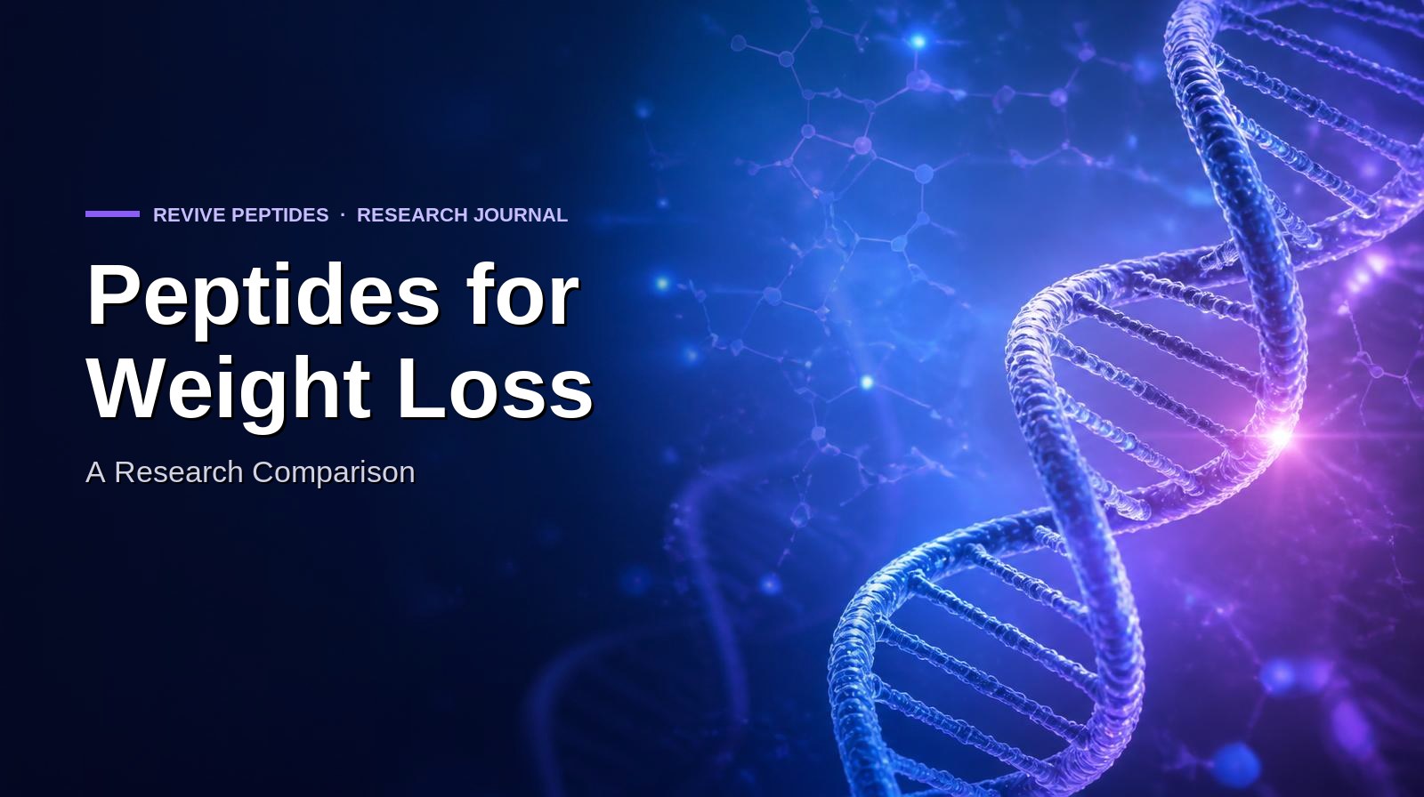 Peptides for Weight Loss: A Research Comparison