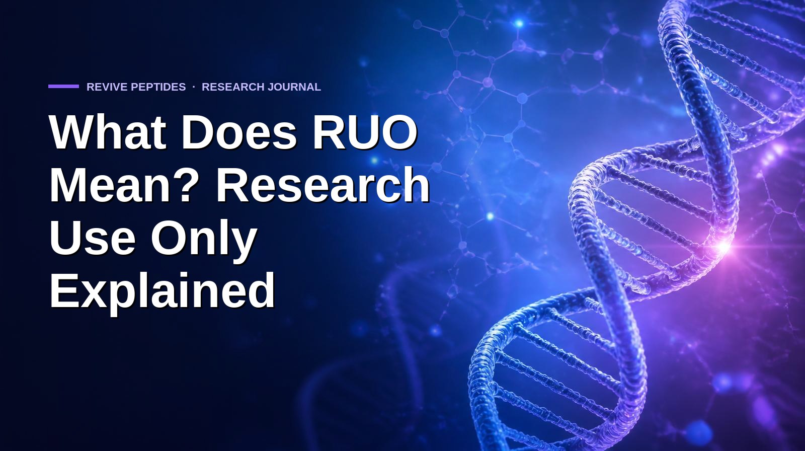 What Does RUO Mean? Research Use Only Explained